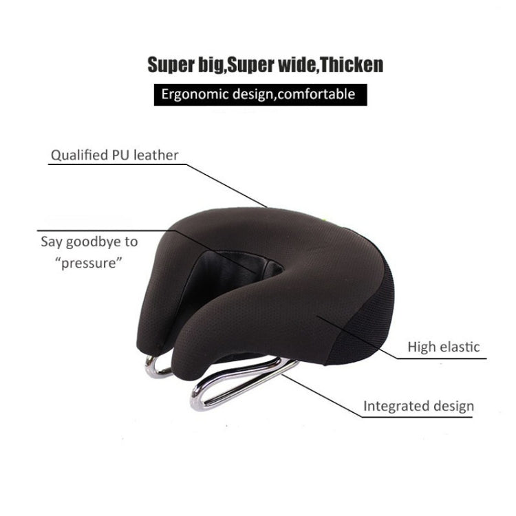 Unisex Bicycle Saddle | Noseless Ergonomic Design | Thick Soft Padding | Comfort for Long Rides