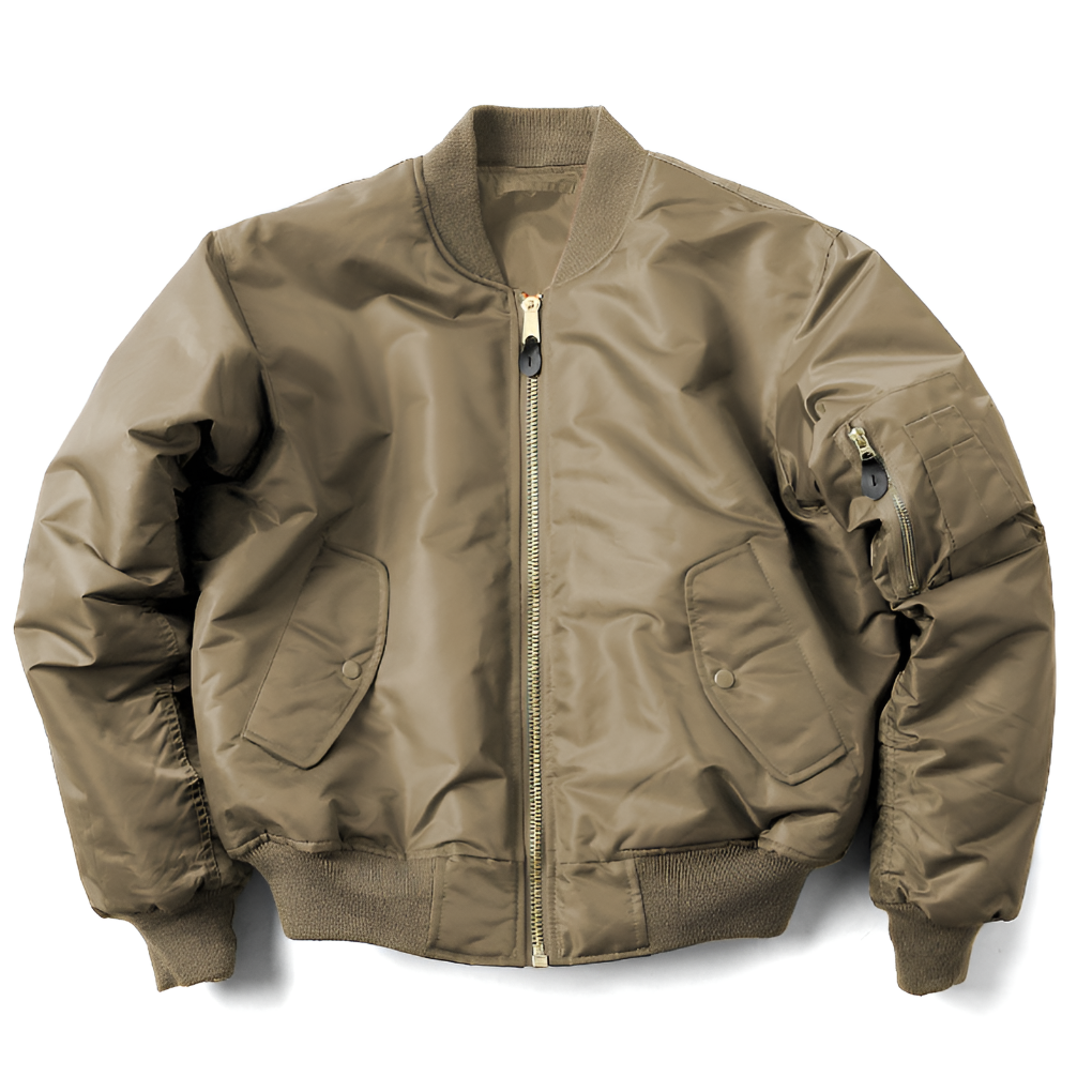 Unisex Bomber Jacket | Classic Design with Ribbed Trim | Wind-Resistant Shell & Smooth Lining