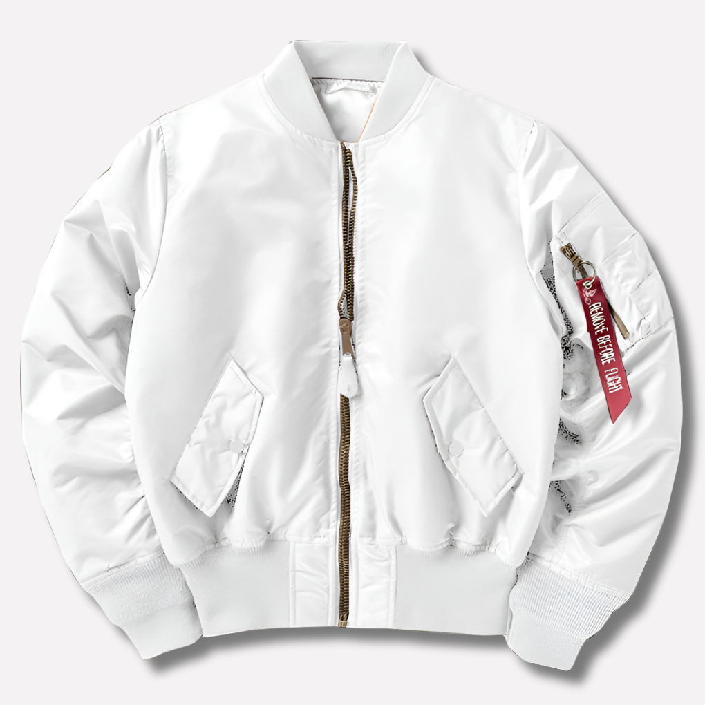 Unisex Bomber Jacket | Classic Design with Ribbed Trim | Wind-Resistant Shell & Smooth Lining