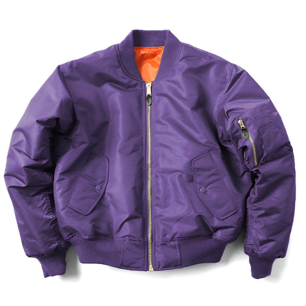 Unisex Bomber Jacket | Classic Design with Ribbed Trim | Wind-Resistant Shell & Smooth Lining