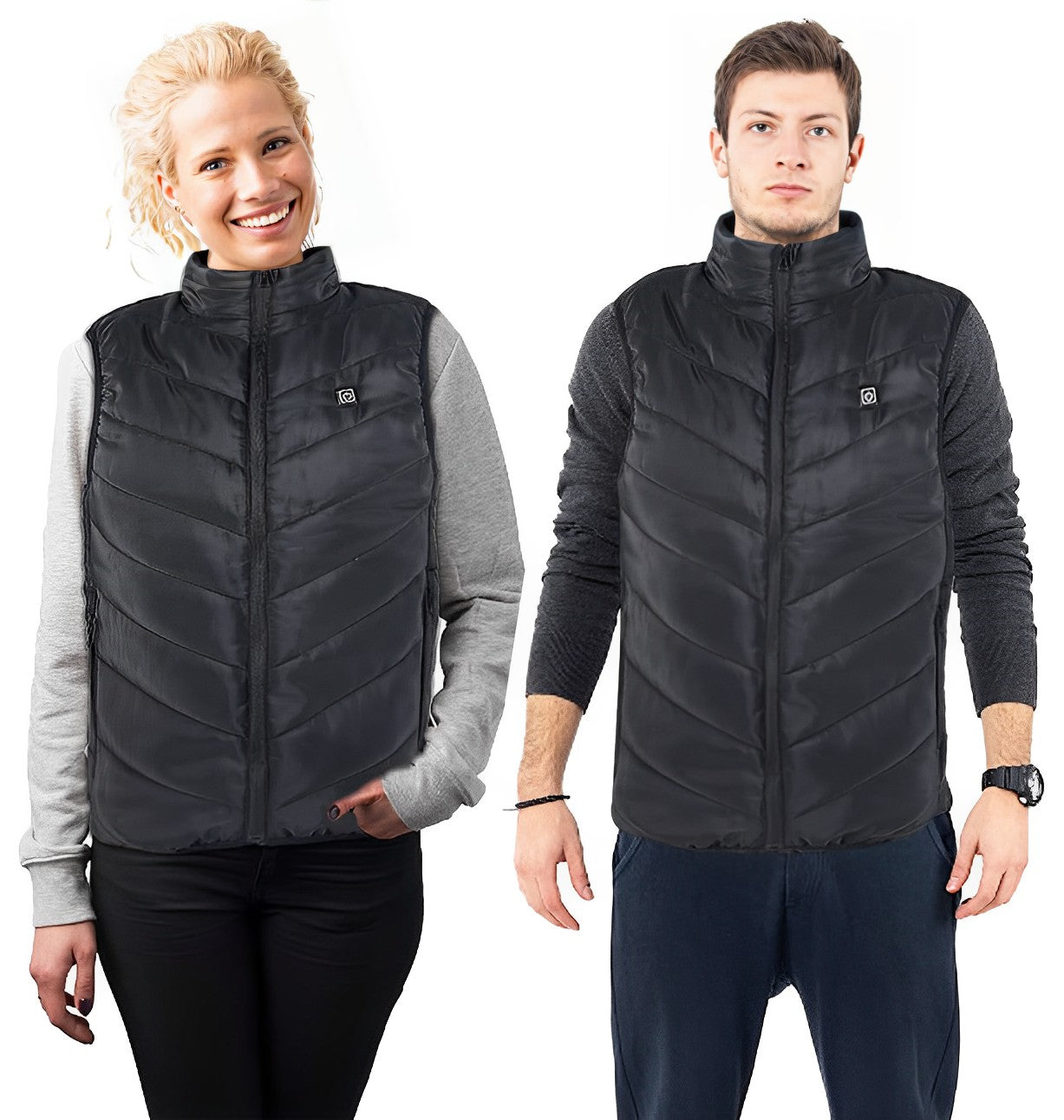 Unisex Heated Vest | USB-Powered Multi-Zone Heating | Up to 8-Hour Warmth