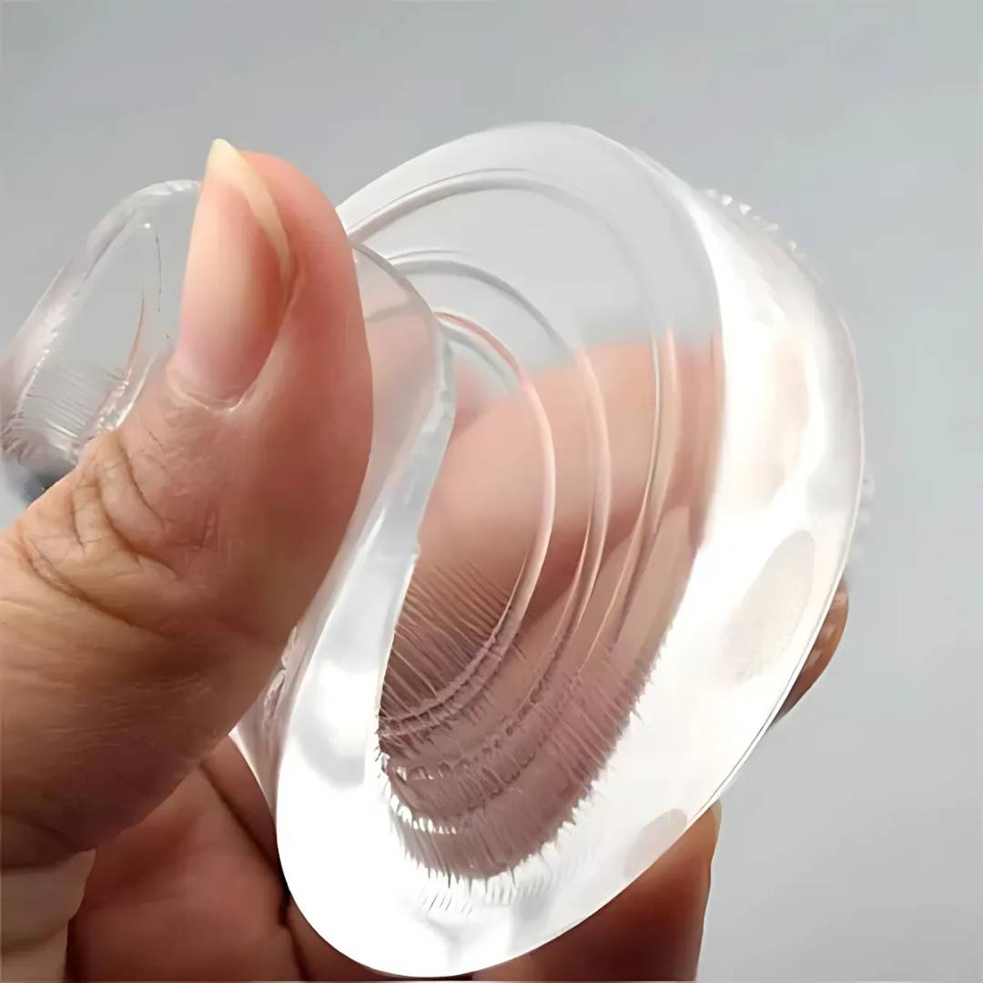Unisex Heel Lift Inserts | Adjustable Silicone Gel Lift | Shock Absorption & Plantar Pain Relief