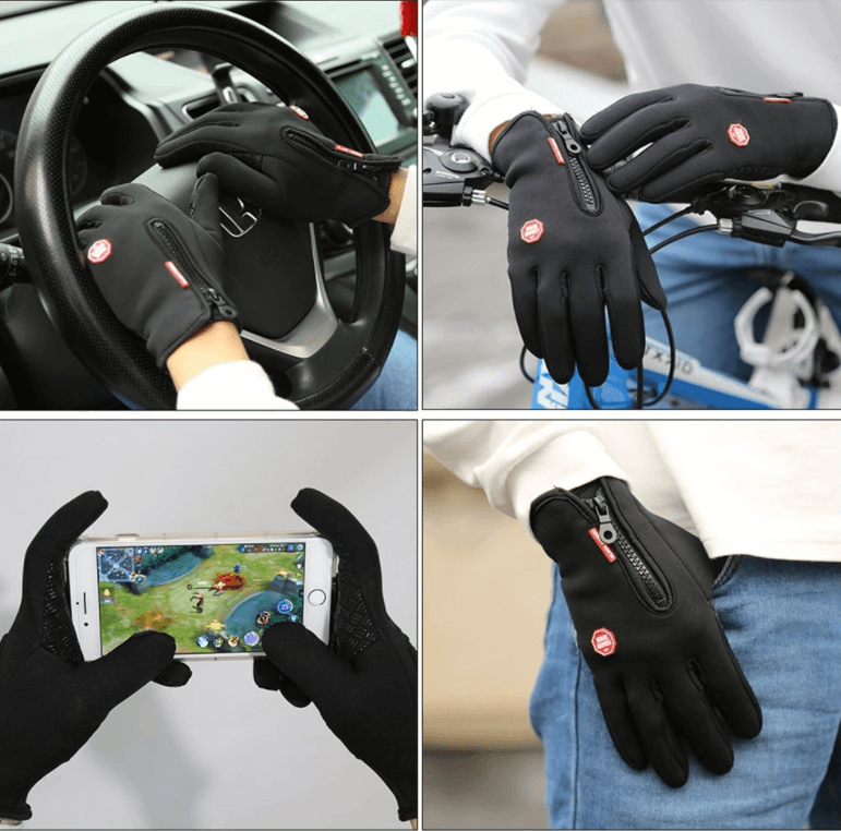 Unisex Winter Gloves | Waterproof & Windproof | Touchscreen Tips & Non-Slip Grip