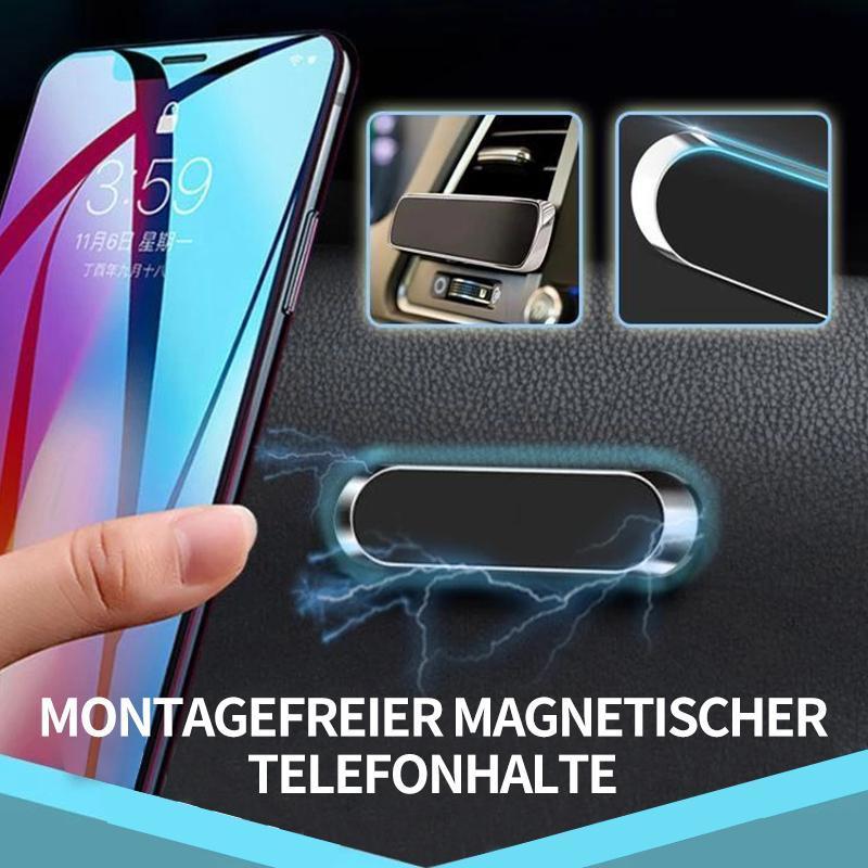 Universal Magnetic Phone Holder | Mount-Free Nano Adhesive | Soft Silicone Surface | 360° Rotation