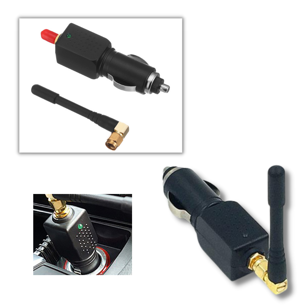 Vehicle GPS Signal Blocker | Cigarette Lighter Plug | Portable & Durable | Privacy Protection