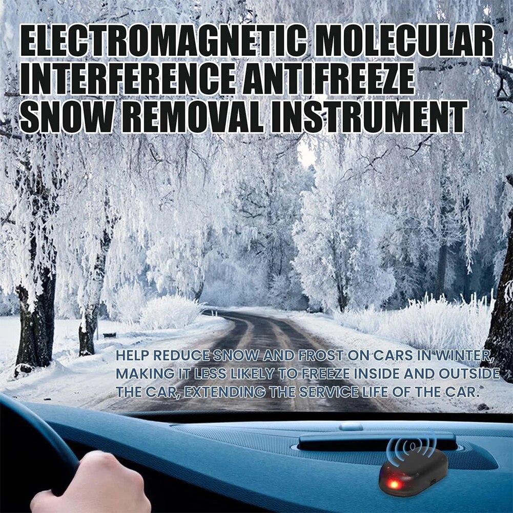 Vehicle Ice & Snow Removal Device | 12V Plug-In | Compact Portable Design | Easier Winter Mornings