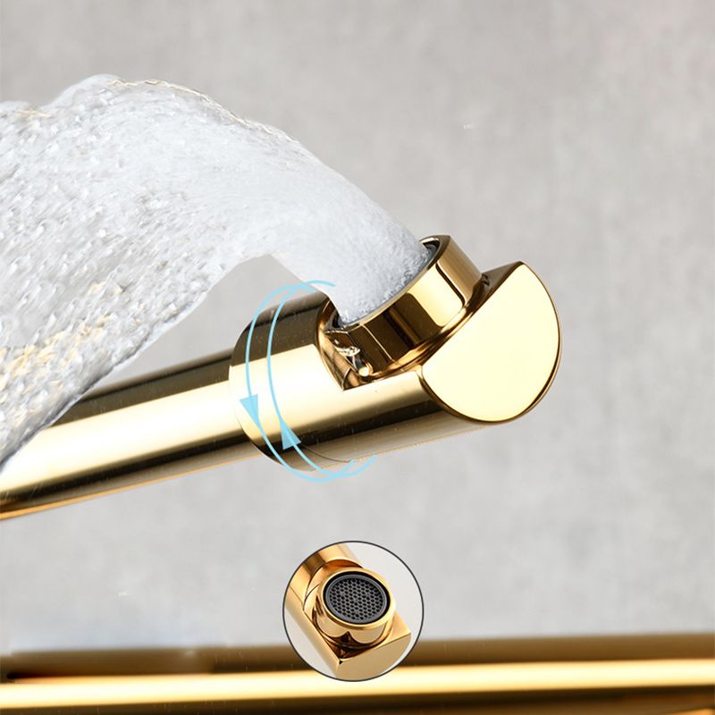 Wall-Mounted Pot Filler Faucet | Low-Profile Swivel Spout | Single-Handle Copper | 19.5 in Reach