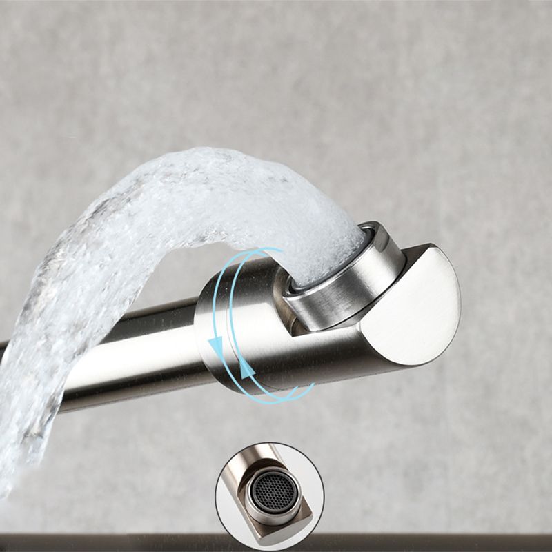 Wall-Mounted Pot Filler Faucet | Low-Profile Swivel Spout | Single-Handle Copper | 19.5 in Reach