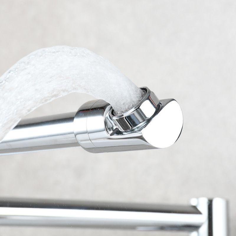 Wall-Mounted Pot Filler Faucet | Low-Profile Swivel Spout | Single-Handle Copper | 19.5 in Reach