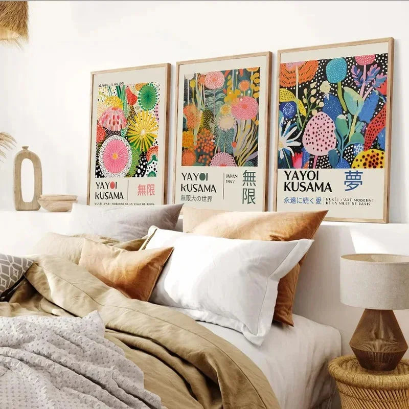 Wall Poster | Modern Abstract Japanese-Inspired Art | Unframed, Ready to Frame | Living Room Decor