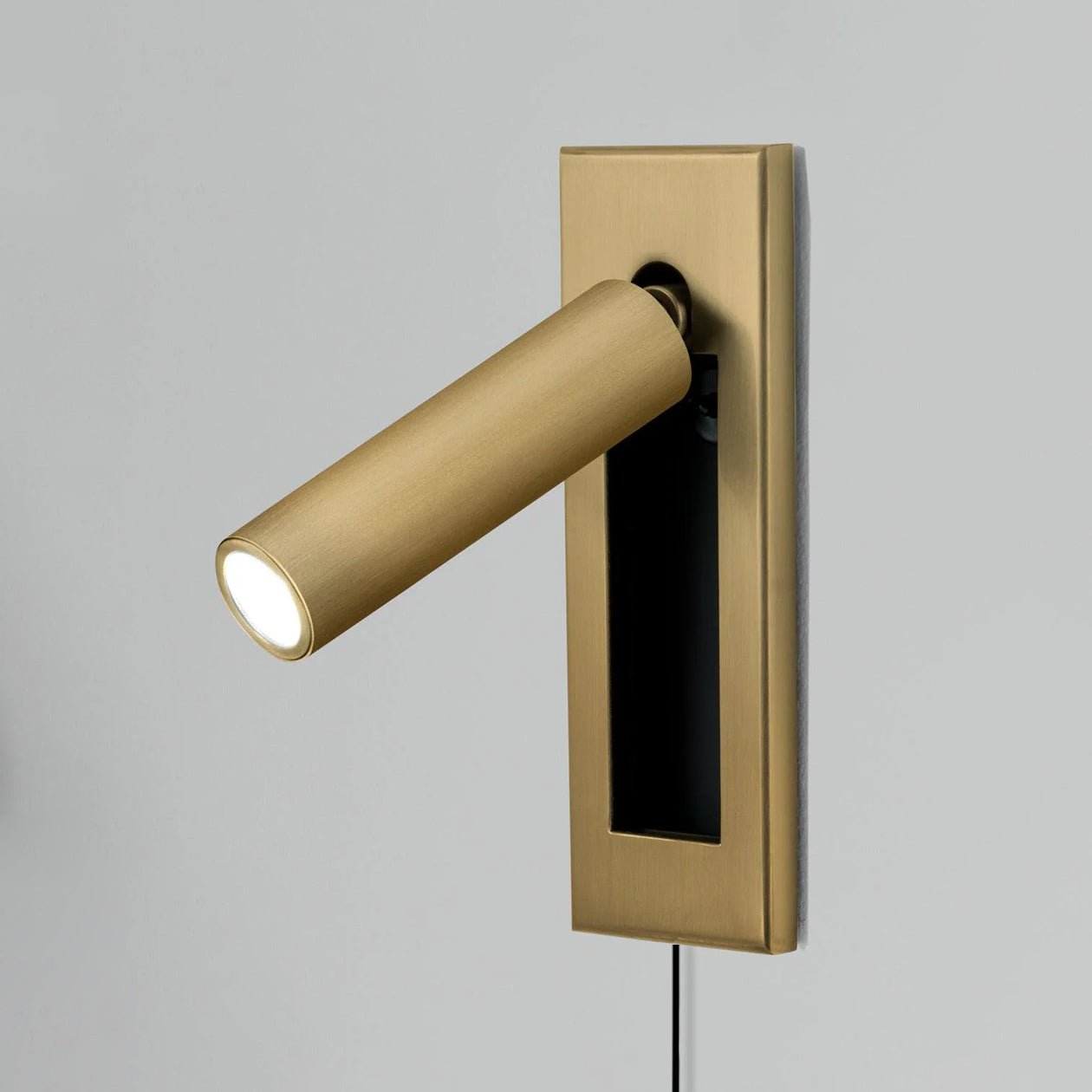 Wall Reading Lamp | Foldable Recessed | Adjustable Head & Hidden Switch | Space-Saving