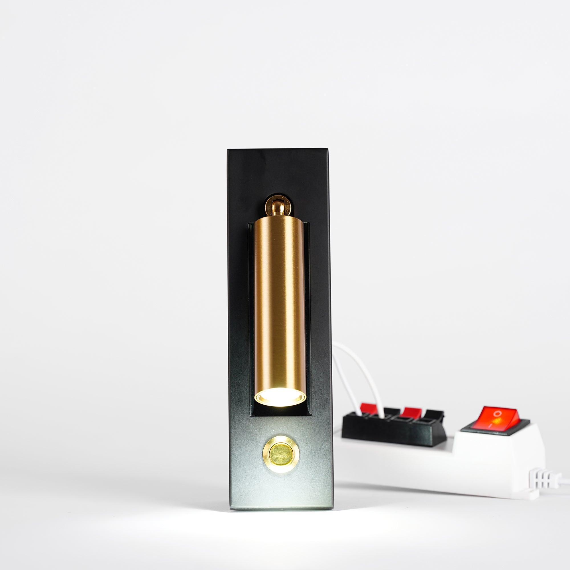 Wall Reading Lamp | Foldable Recessed | Adjustable Head & Hidden Switch | Space-Saving