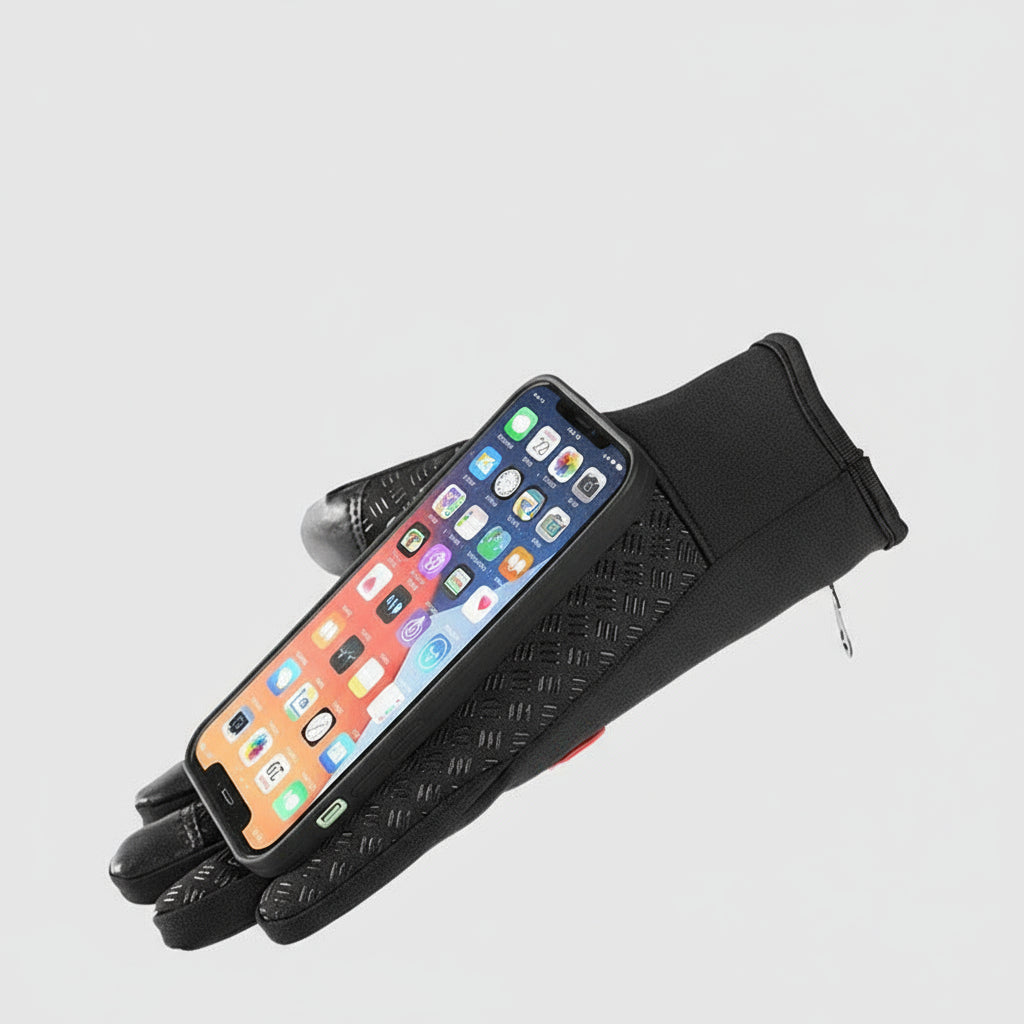 Waterproof Winter Gloves | Touchscreen-Compatible | Anti-Slip Palm & Adjustable Cuff