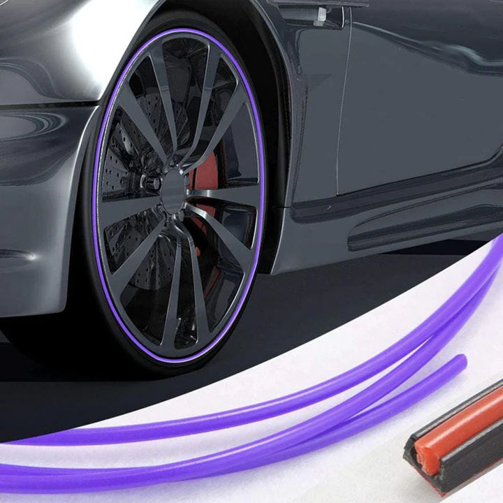 Wheel Rim Protector | Rubber Protective Strip | 8m Length | Scratch Protection