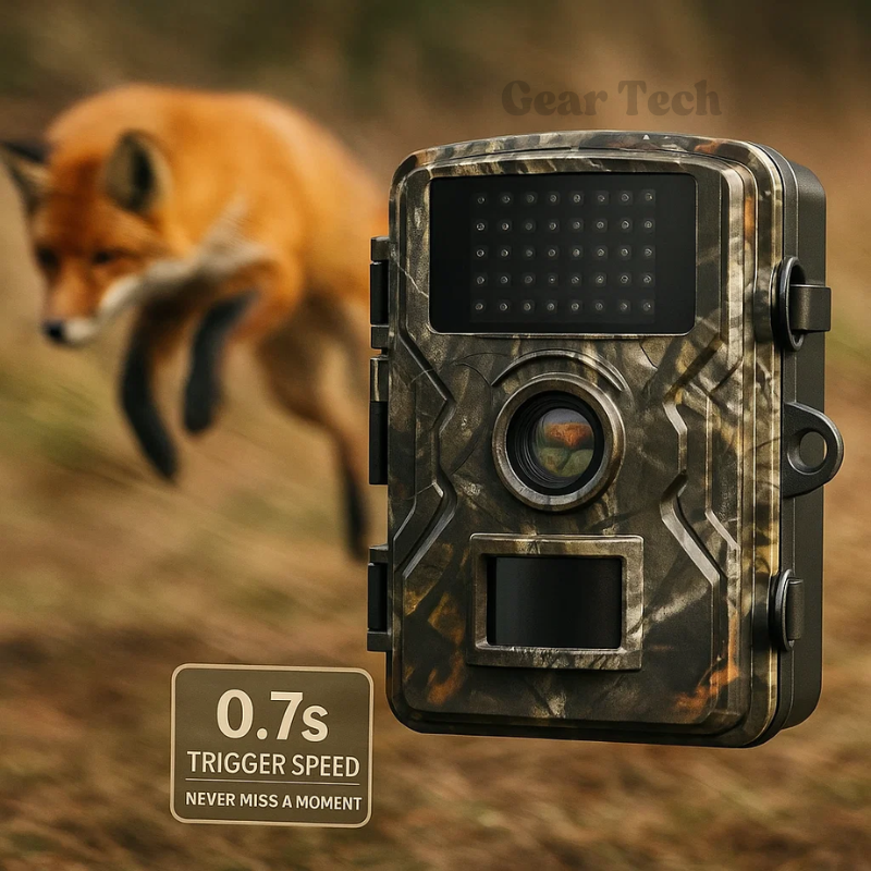 Wildlife Trail Camera | 16MP High-Resolution | IR Night Vision & Fast Trigger | Weatherproof