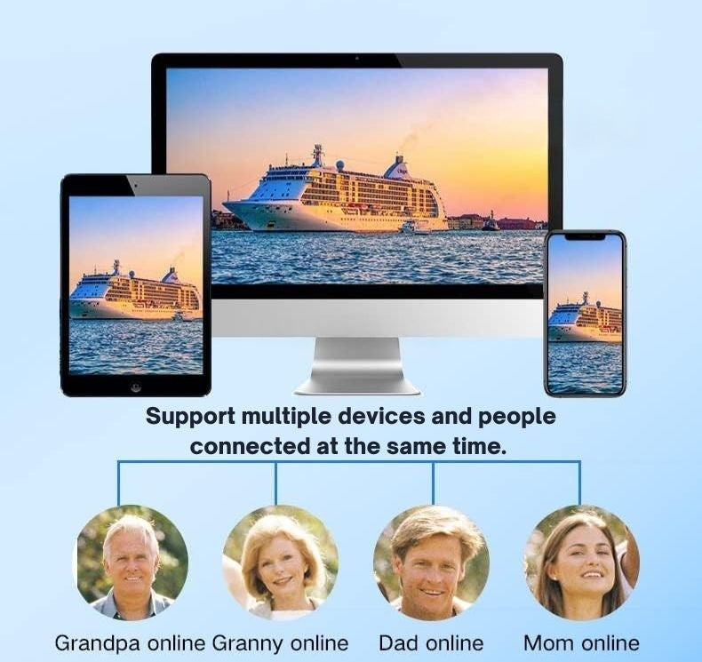 Wireless WiFi Security Camera | Full HD Video | Weatherproof, App-Controlled & Long Battery Life