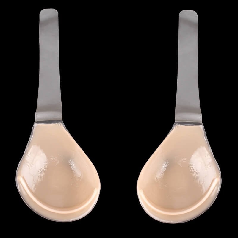 Women's Adhesive Bra | Silicone Cups & Transparent Straps | Reusable Adhesive