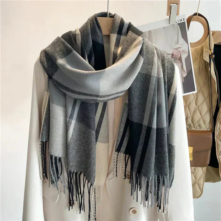 Women's Checkered Scarf | Soft & Warm | Multiple Colors