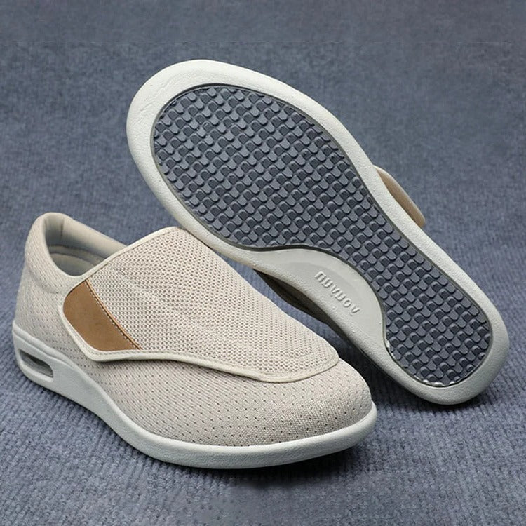 Women's Extra-Wide Walking Shoes | Breathable Mesh & Arch Support | Removable Memory Foam Insoles