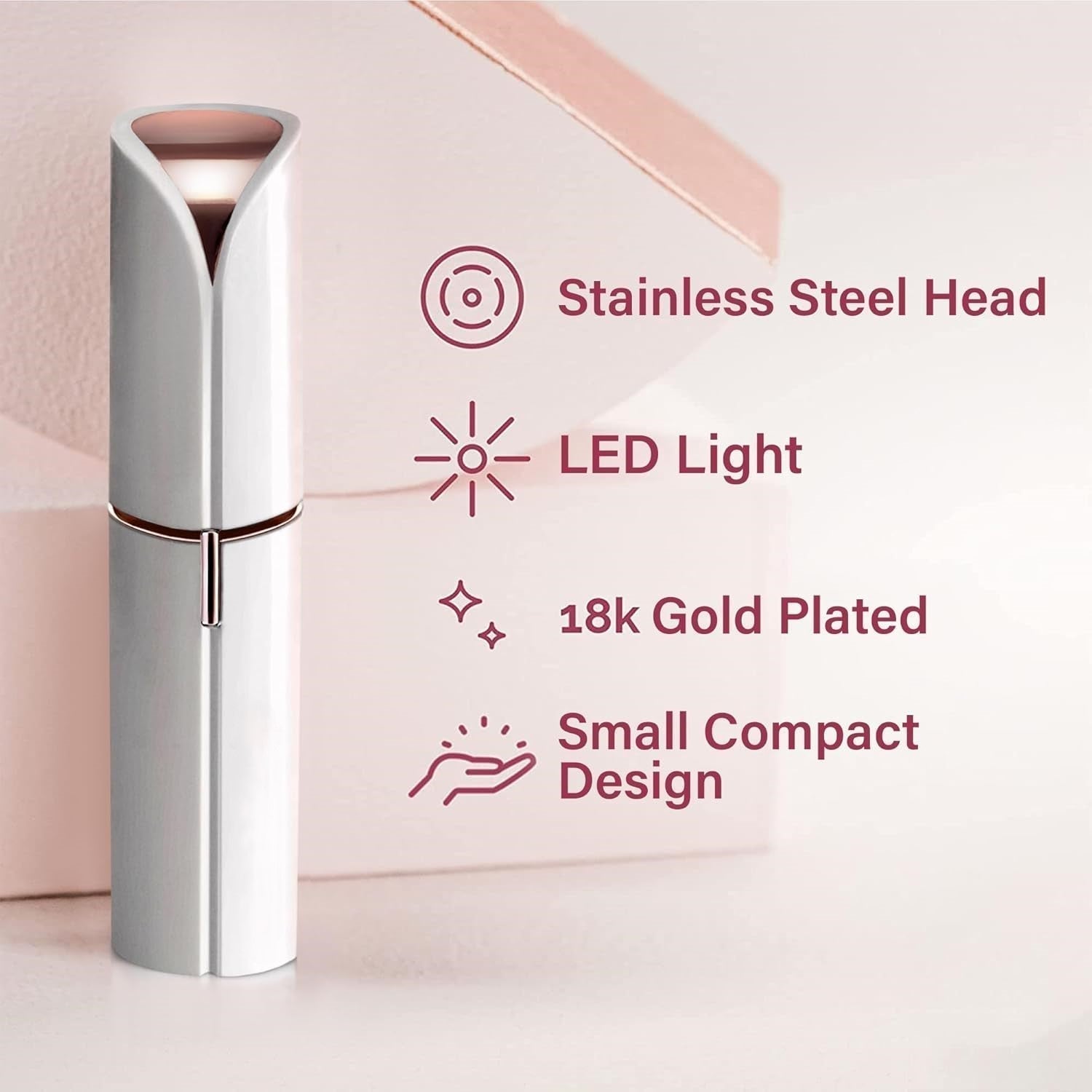 Women's Facial Hair Remover | Precision Electric Shaver | Portable Travel Size