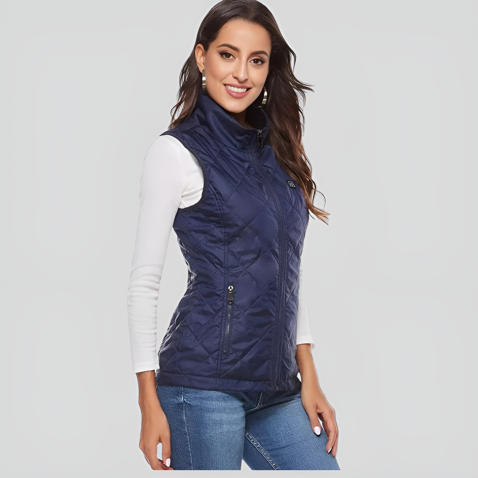 Women's Heated Vest | Dual Control & 9 Heating Zones | Lightweight Fabric | All-Season Warmth
