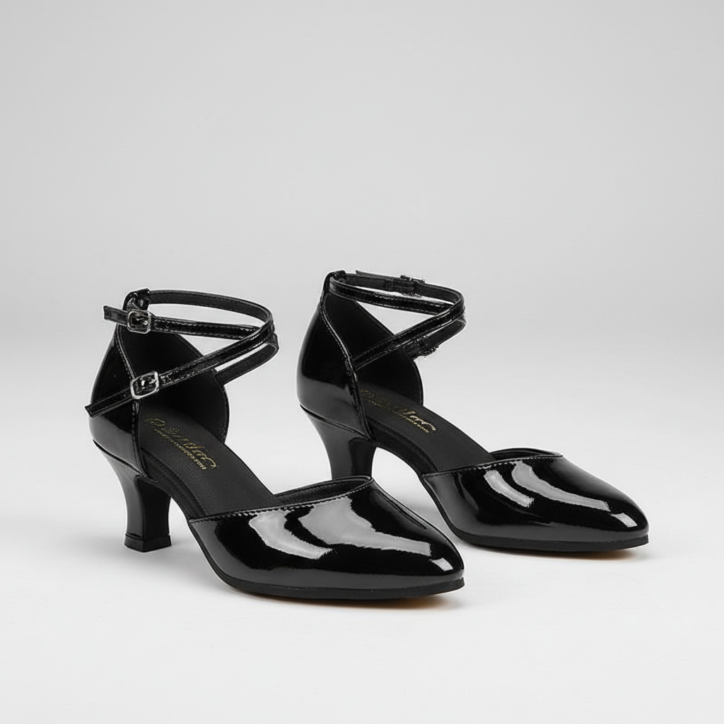 Women's Heeled Sandals | Chunky Block Heel | Durable Rubber Sole | Comfortable Fit