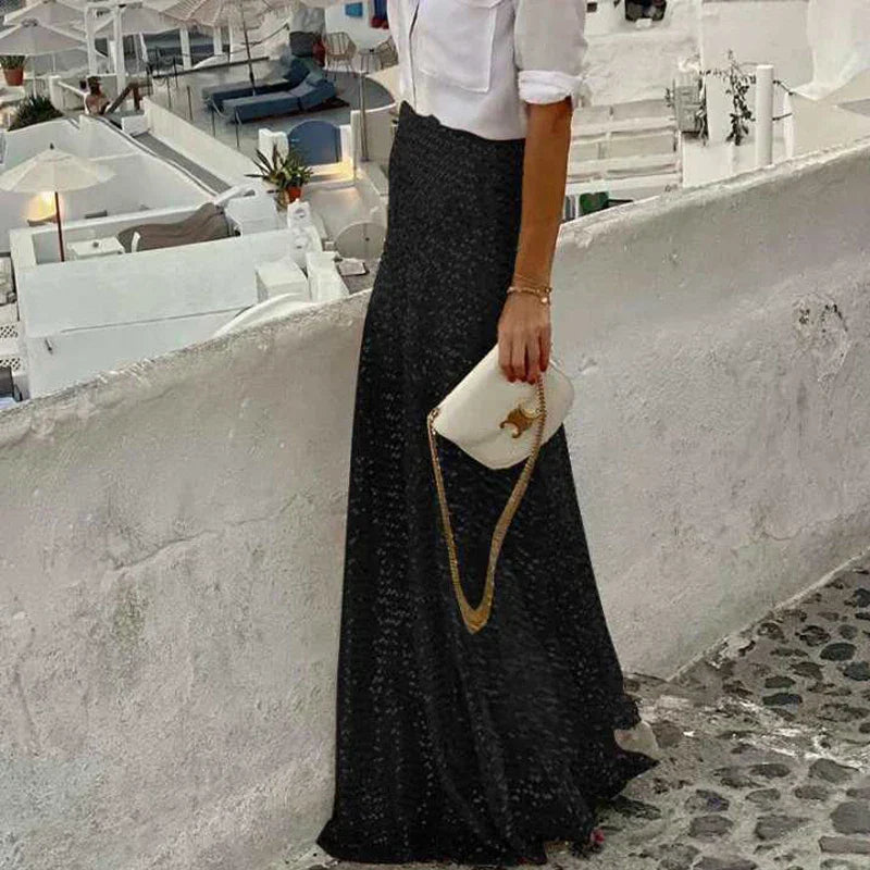 Women's Maxi Skirt | High Waist & Relaxed Fit | Flowing Silhouette | Versatile Wear