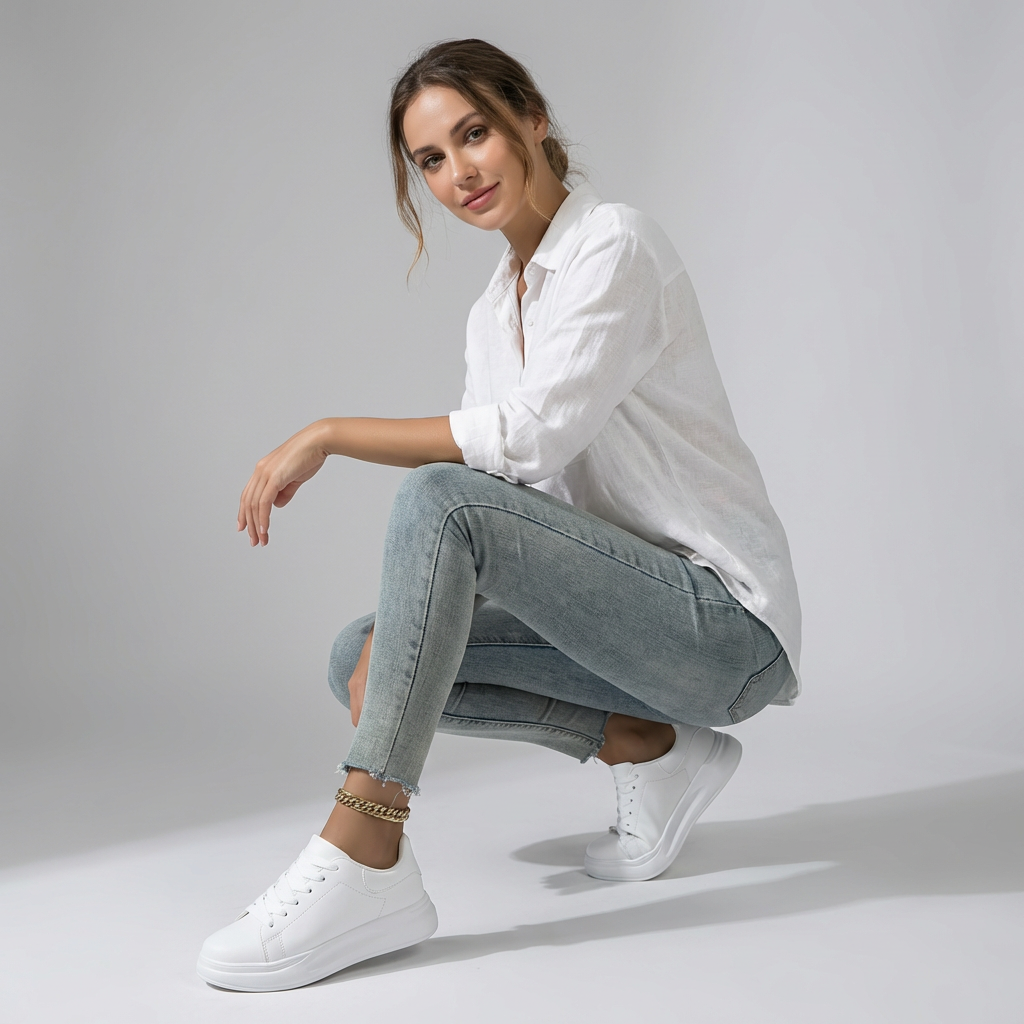 Women's Orthopedic Sneakers | Arch Support & Shock-Absorbing Sole | Breathable Mesh Upper