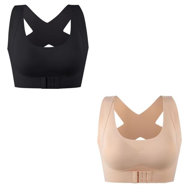 Women's Posture Correcting Bra | Front-Closure Support | Cleavage Lift & Padded Straps