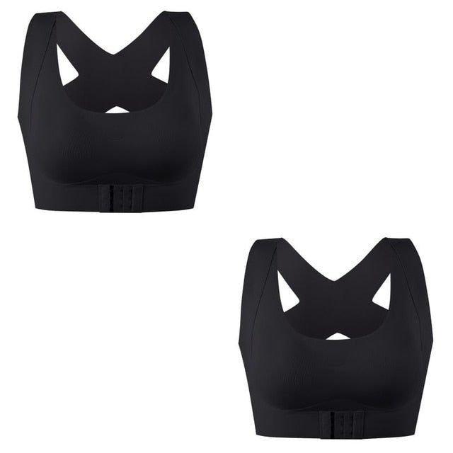 Women's Posture Correcting Bra | Front-Closure Support | Cleavage Lift & Padded Straps