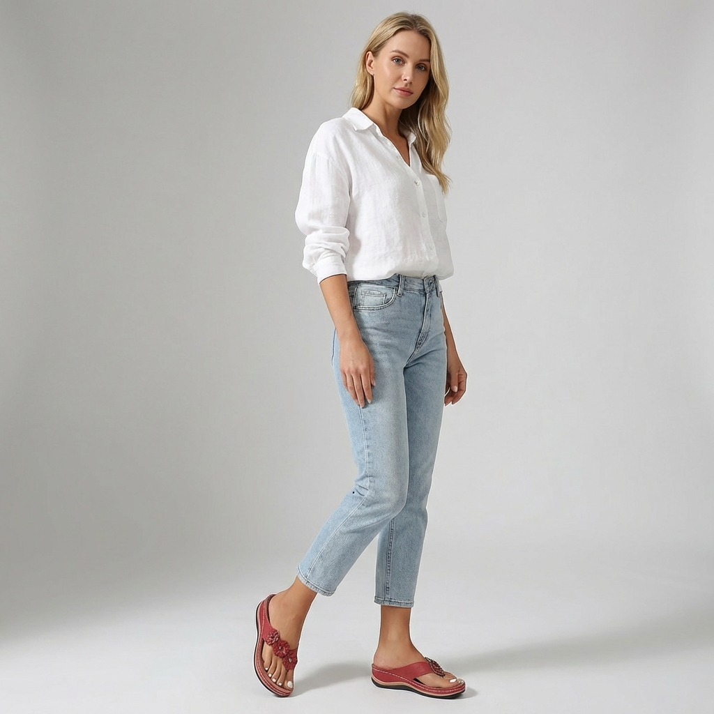 Women's Sandals | Orthopedic Support | Cushioned Footbed & Non-Slip Sole
