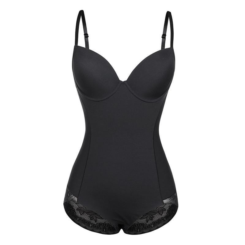 Women's Shapewear Bodysuit | Sculpting Lace-Trim | Tummy Control