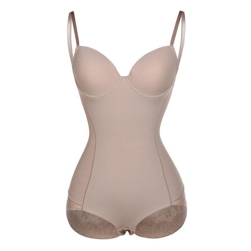 Women's Shapewear Bodysuit | Sculpting Lace-Trim | Tummy Control