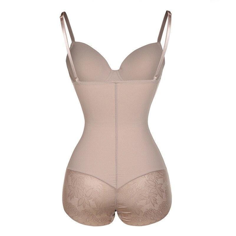 Women's Shapewear Bodysuit | Sculpting Lace-Trim | Tummy Control
