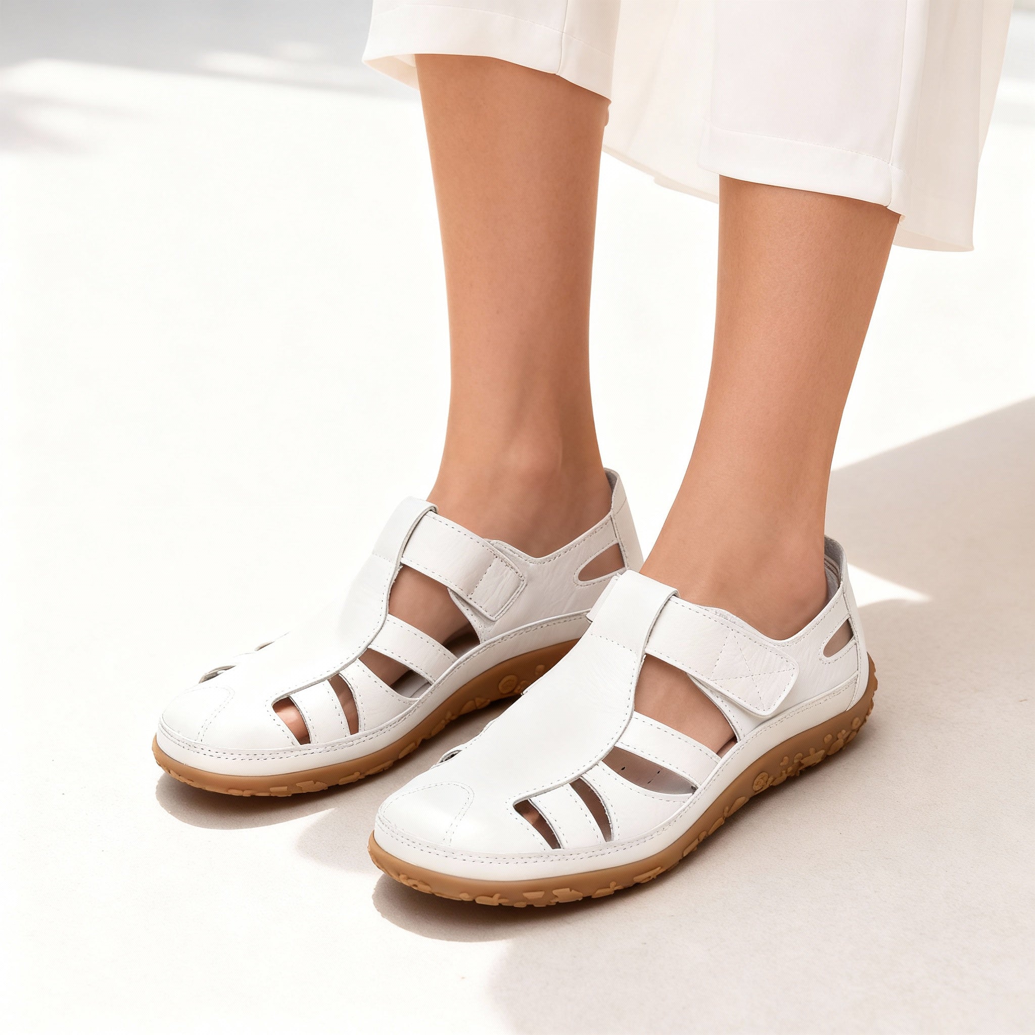 Women's Slip-On Sandals | Orthopedic | Leather Lining & Non-Slip Sole | Comfortable Fit