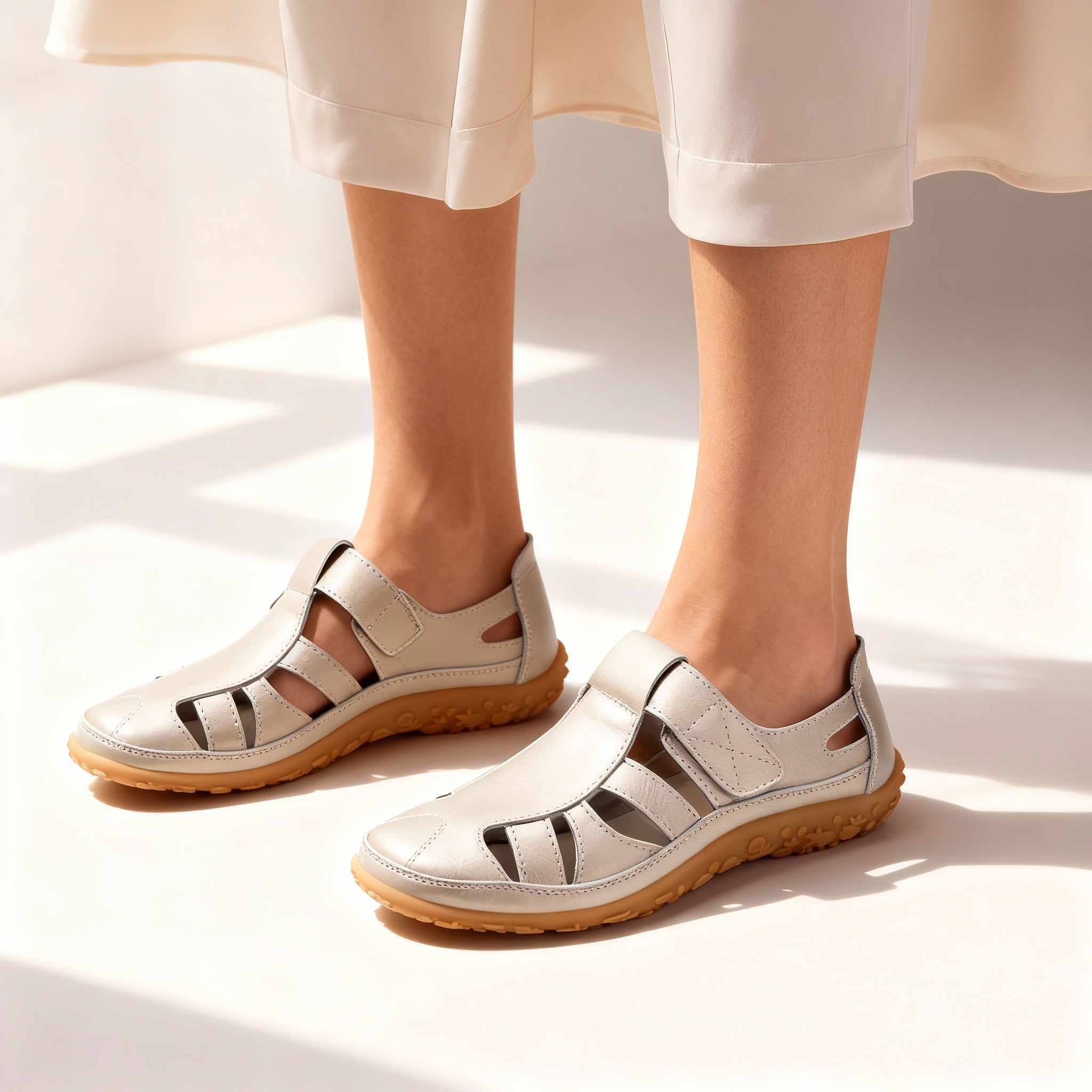 Women's Slip-On Sandals | Orthopedic | Leather Lining & Non-Slip Sole | Comfortable Fit