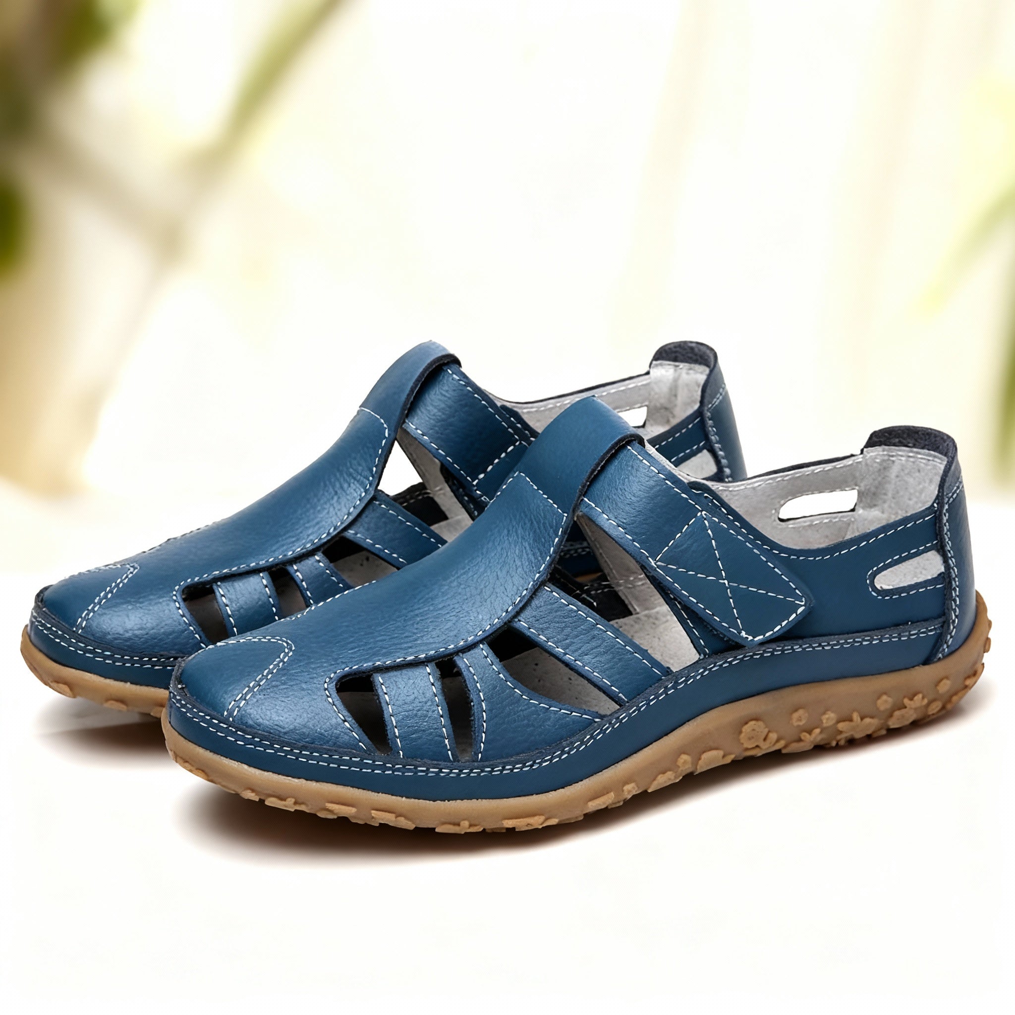 Women's Slip-On Sandals | Orthopedic | Leather Lining & Non-Slip Sole | Comfortable Fit