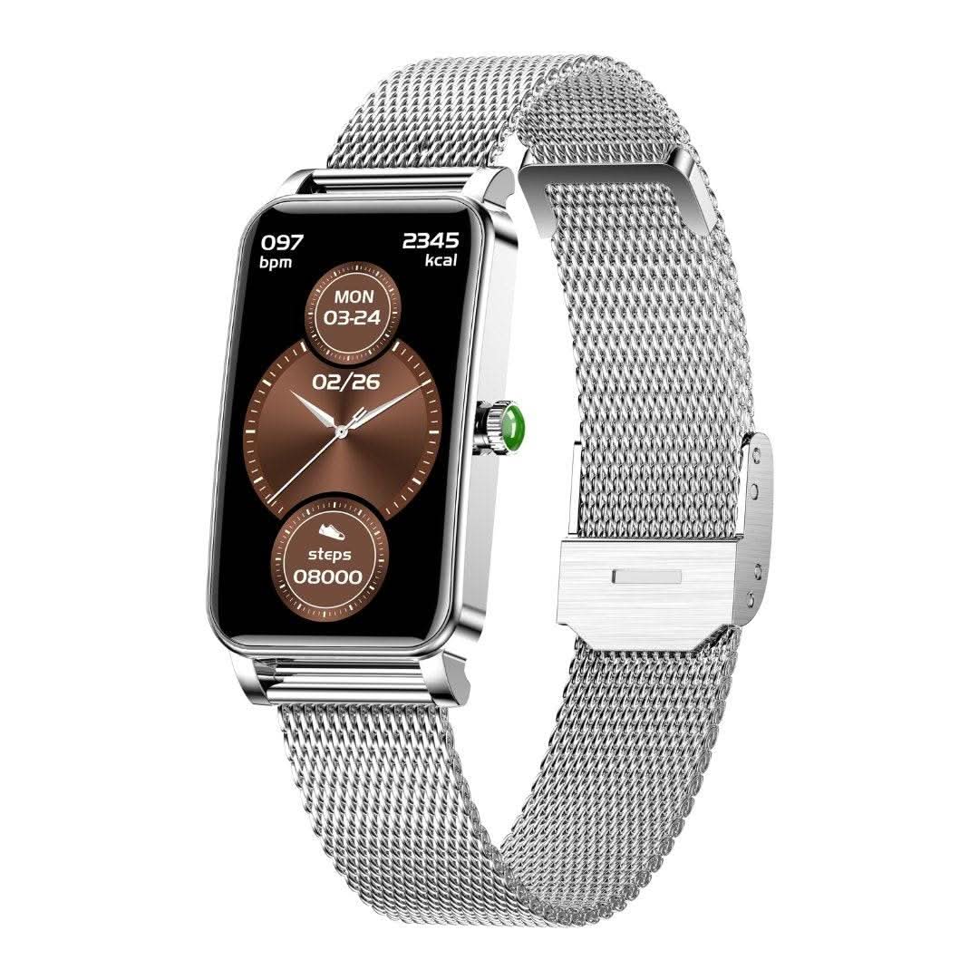Women’s Smartwatch | Fitness Tracking & Notifications | 1.45-inch Touchscreen | Stainless Steel