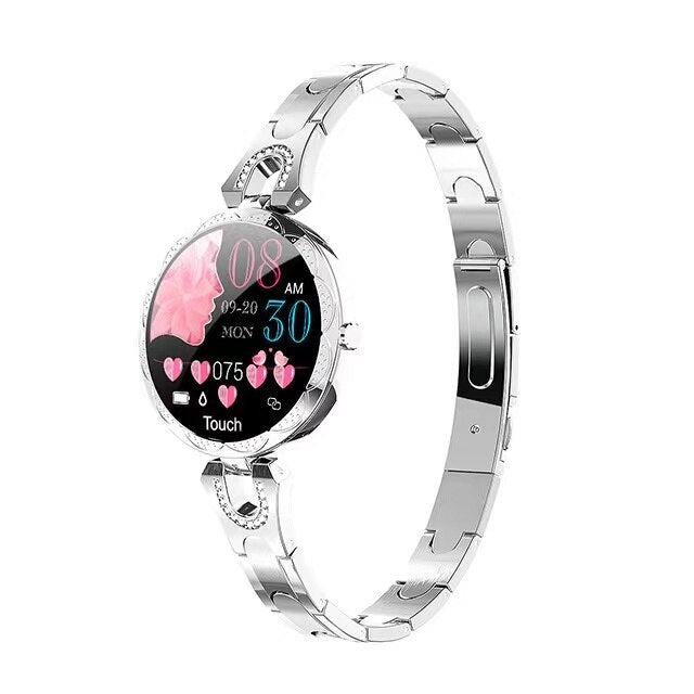 Women's Smartwatch | Waterproof Fitness Tracker | Heart Rate & Blood Pressure Monitor