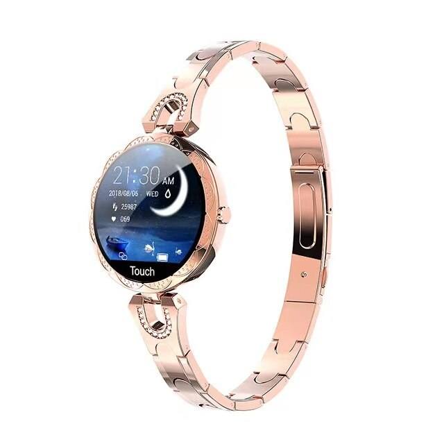 Women's Smartwatch | Waterproof Fitness Tracker | Heart Rate & Blood Pressure Monitor