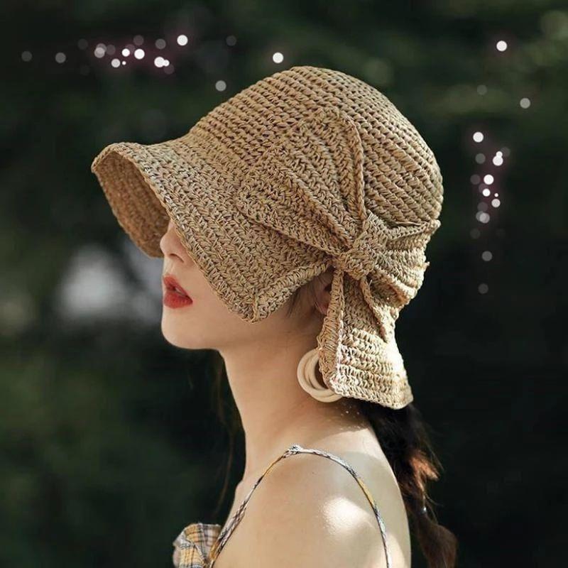 Women's Summer Hat | Wide Brim & Bow | Lightweight & Breathable | Sun Protection