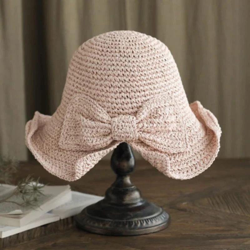 Women's Summer Hat | Wide Brim & Bow | Lightweight & Breathable | Sun Protection