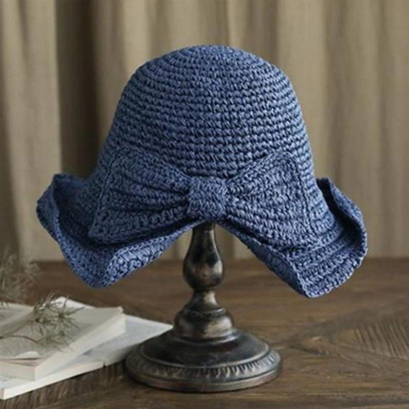 Women's Summer Hat | Wide Brim & Bow | Lightweight & Breathable | Sun Protection