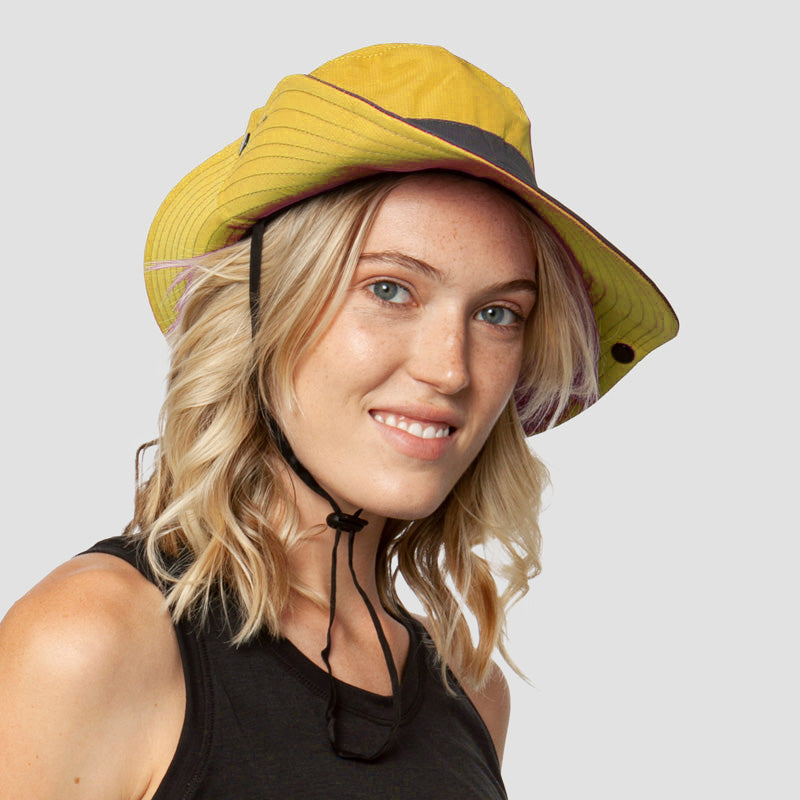 Women's Sun Hat | Foldable Packable | Ponytail Slot & Drawstring | UPF50+ Protection