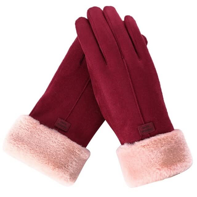 Women's Waterproof Winter Gloves | Touchscreen & Insulated | Water-Resistant Fabric | Cold Weather
