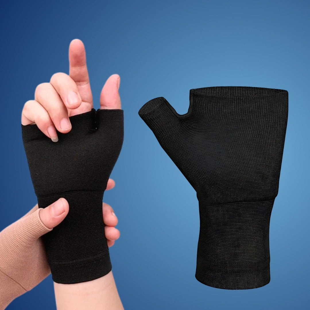 Wrist Compression Sleeve | Thumb Support & Compression | Breathable, Open-Fingertip | Pain Relief