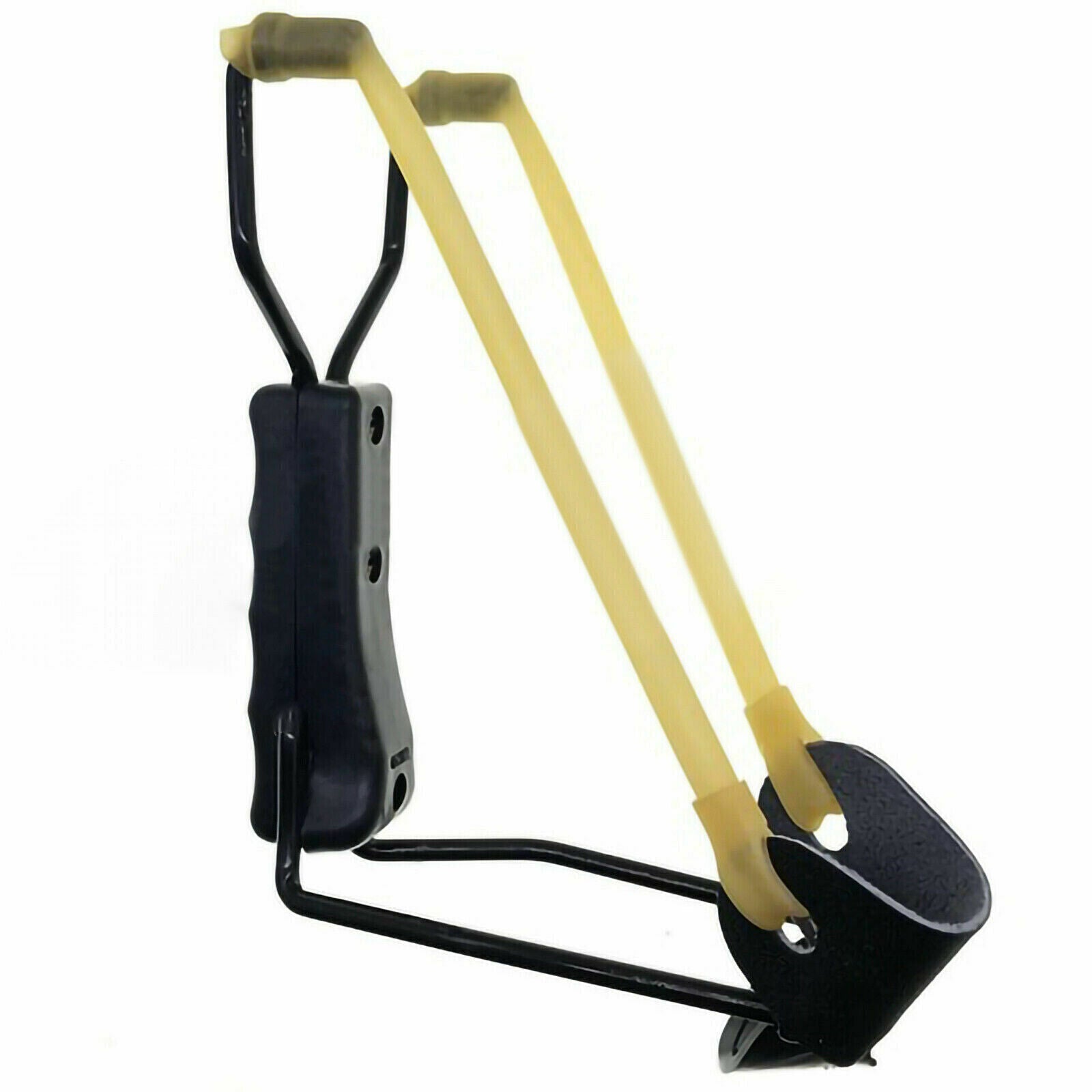 Wrist Slingshot | Foldable Aluminum Frame | Leather Pouch & Latex Bands | 100-Yard Range