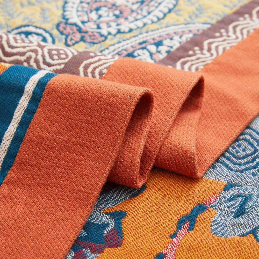 Colorful Designer Silk Scarf - Luxury Vibrant Patterned Accessory