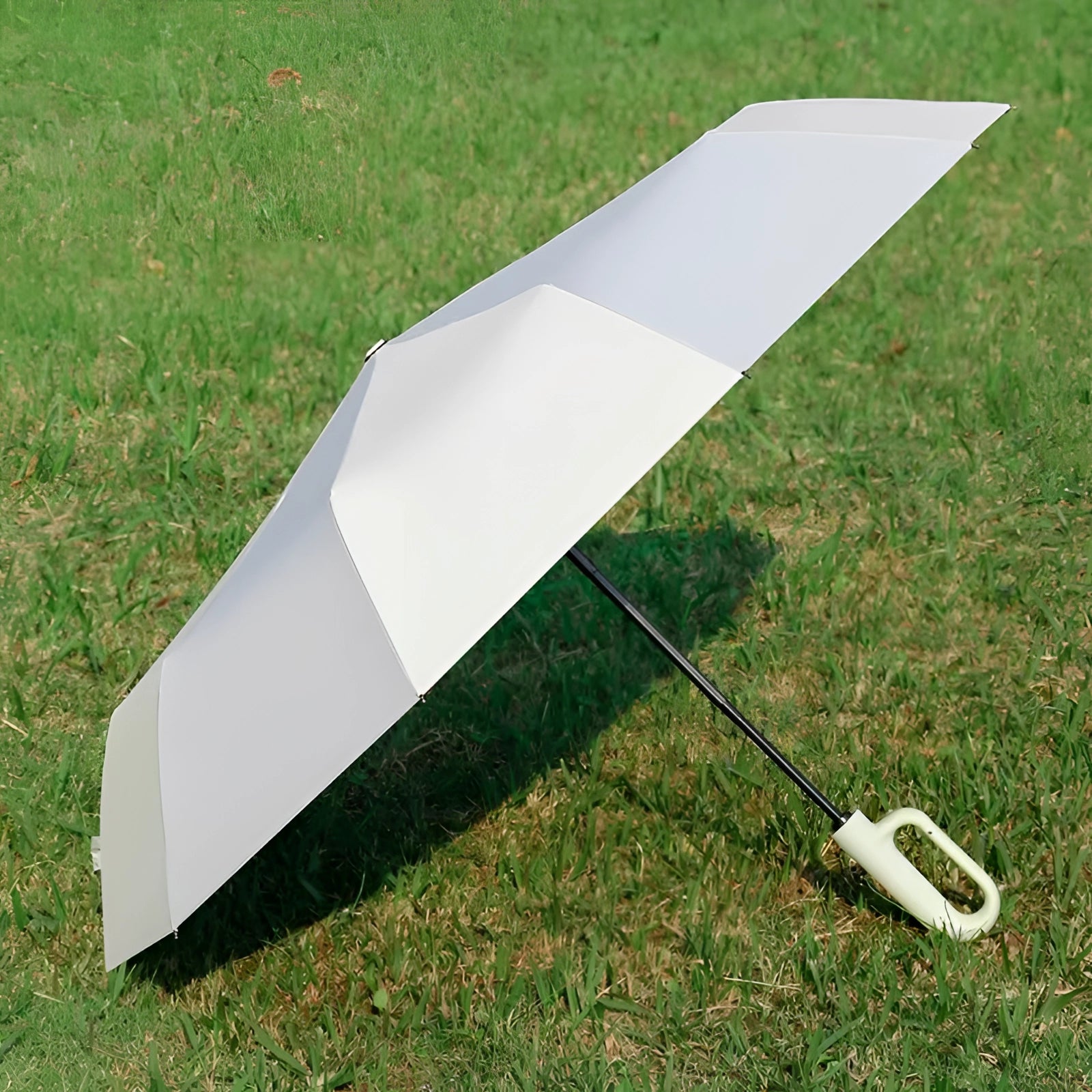 Coral Pink Windproof Compact Travel Umbrella - Lightweight & Stylish