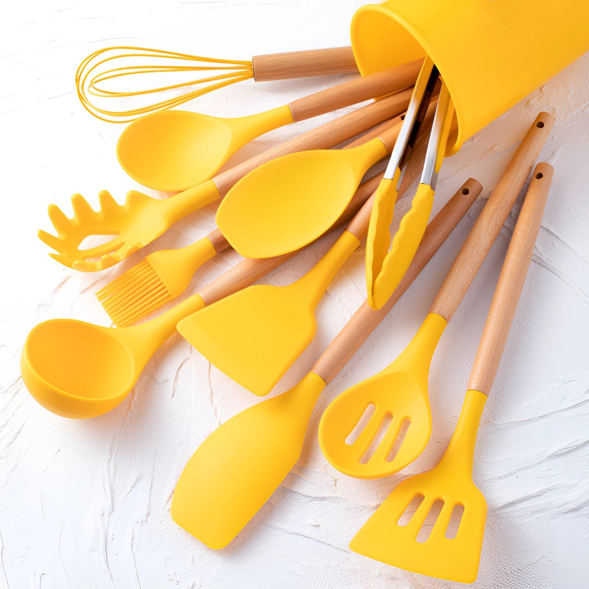 12-Piece Eco-Friendly Silicone Cooking Tool Set